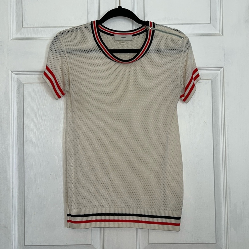 Vintage 90s Diesel Mesh tshirt